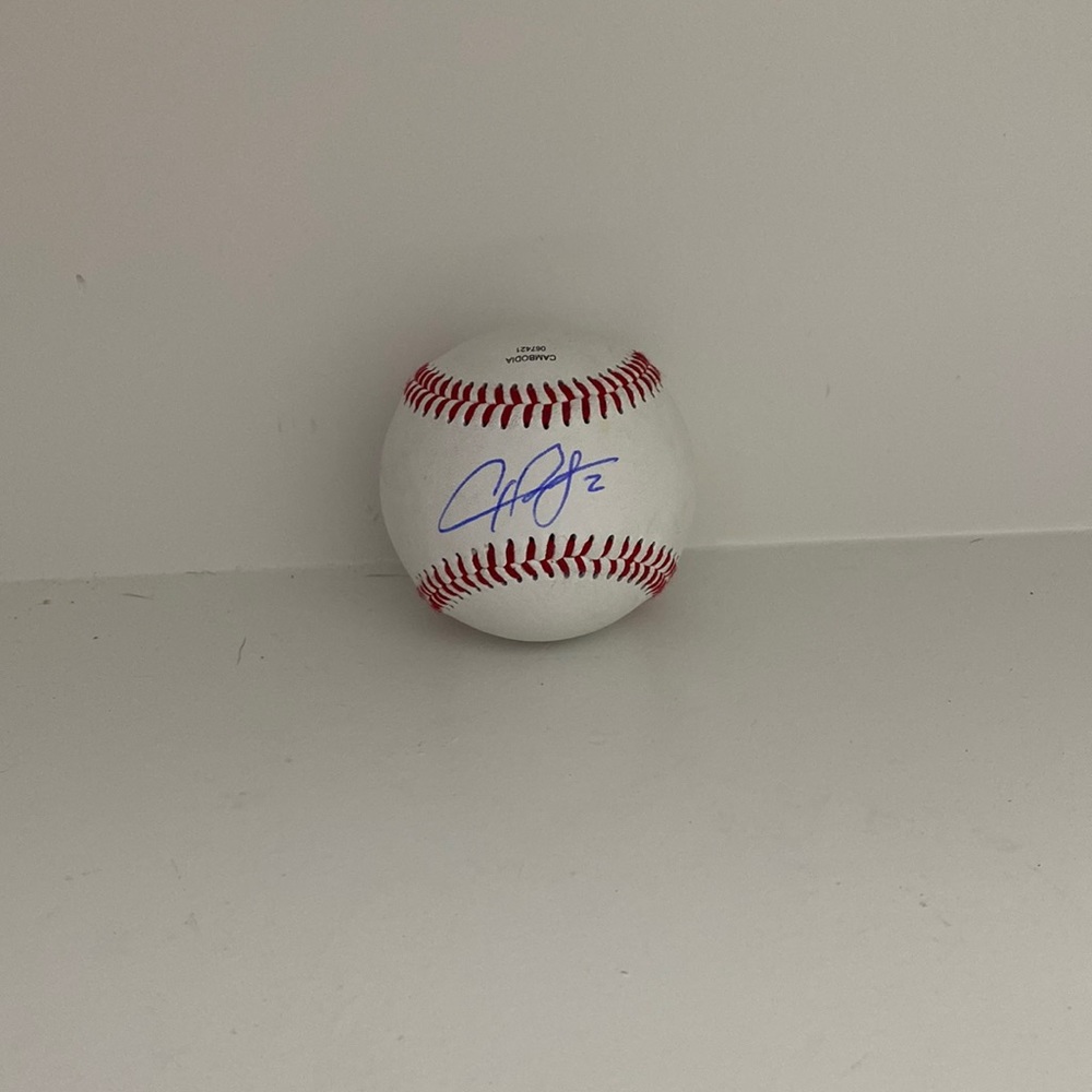 Baseball signed by Alex Bregman